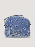 Small Toiletry Bag - HEART - Chambray / Navy