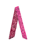 Bag Scarf  - Burgundy / Fuchsia