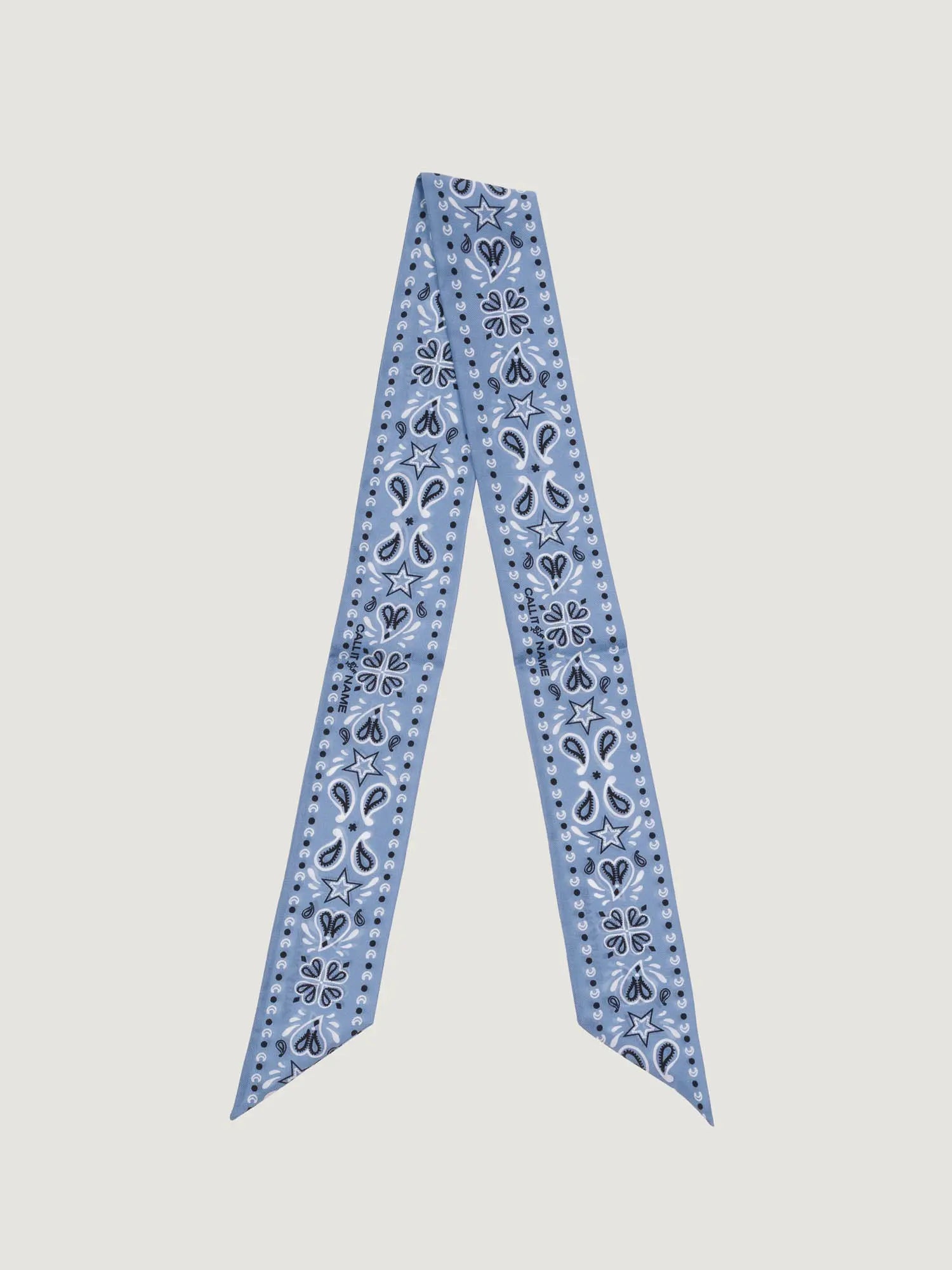 Mini Silk Scarf - Chambray