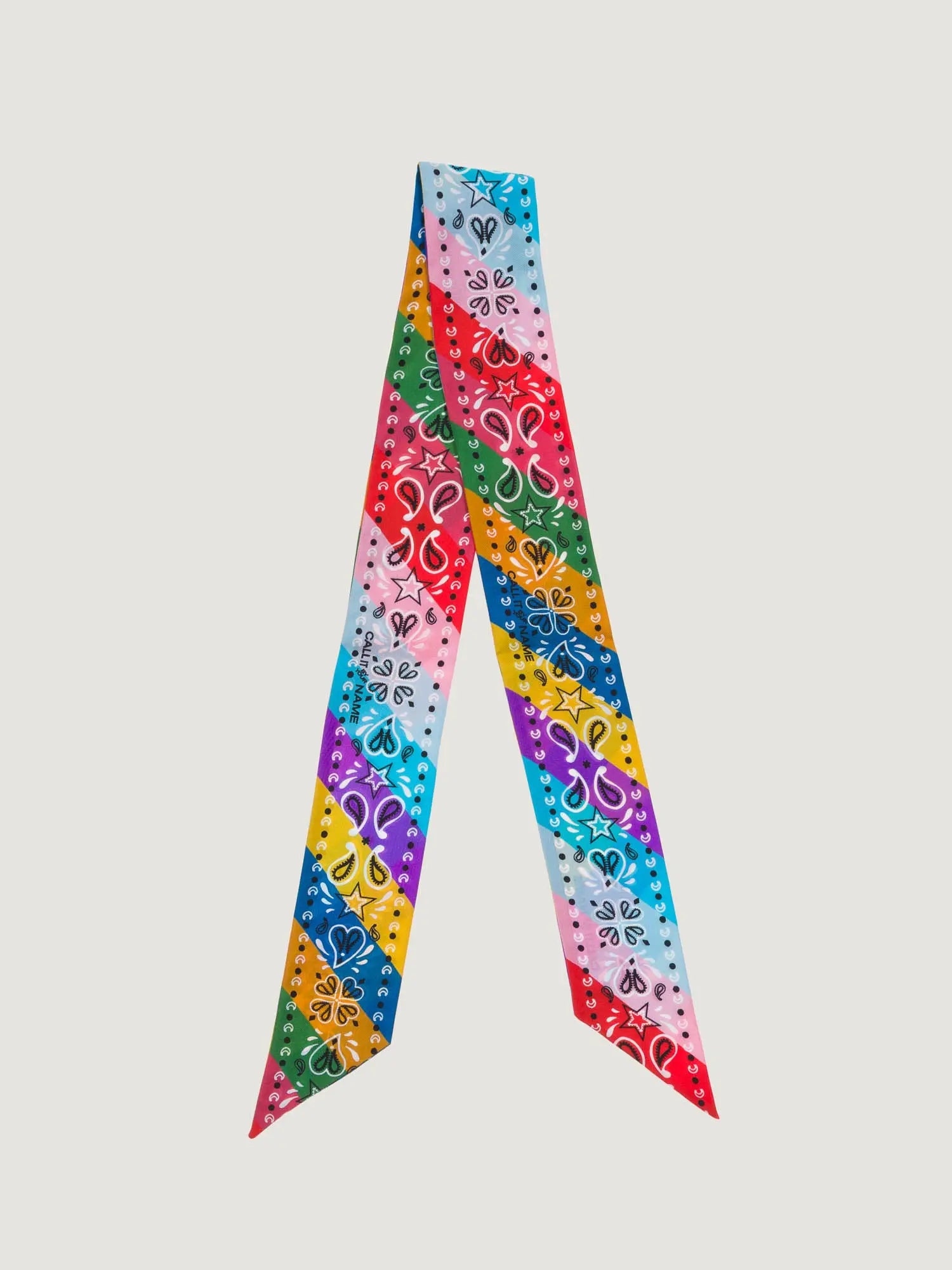 Mini Silk Scarf - Rainbow