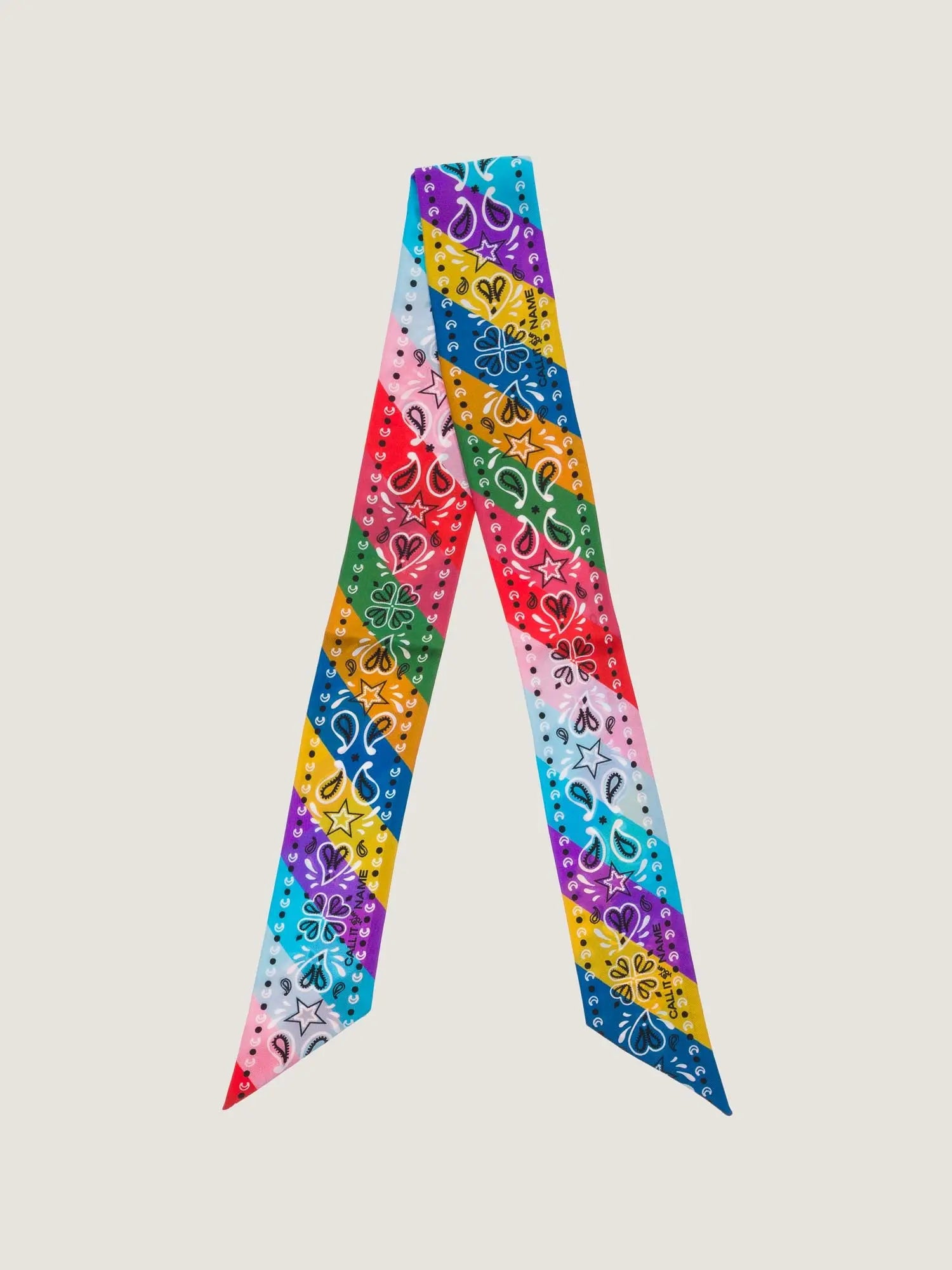Mini Silk Scarf - Rainbow