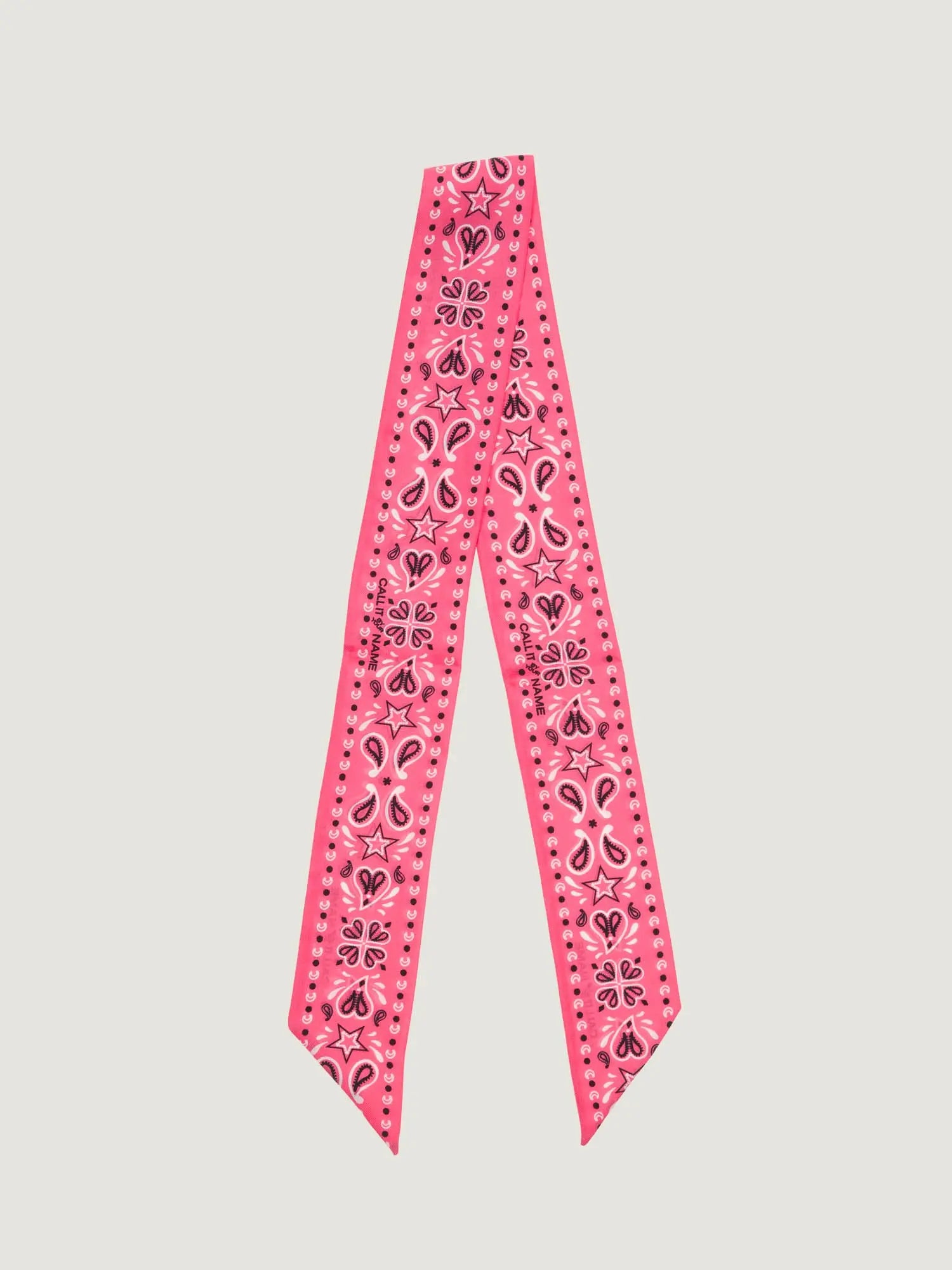 Mini Silk Scarf - Pink