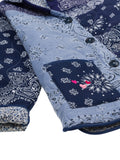 Buttoned Jacket "TAKE IT EASY" Number 410 - L