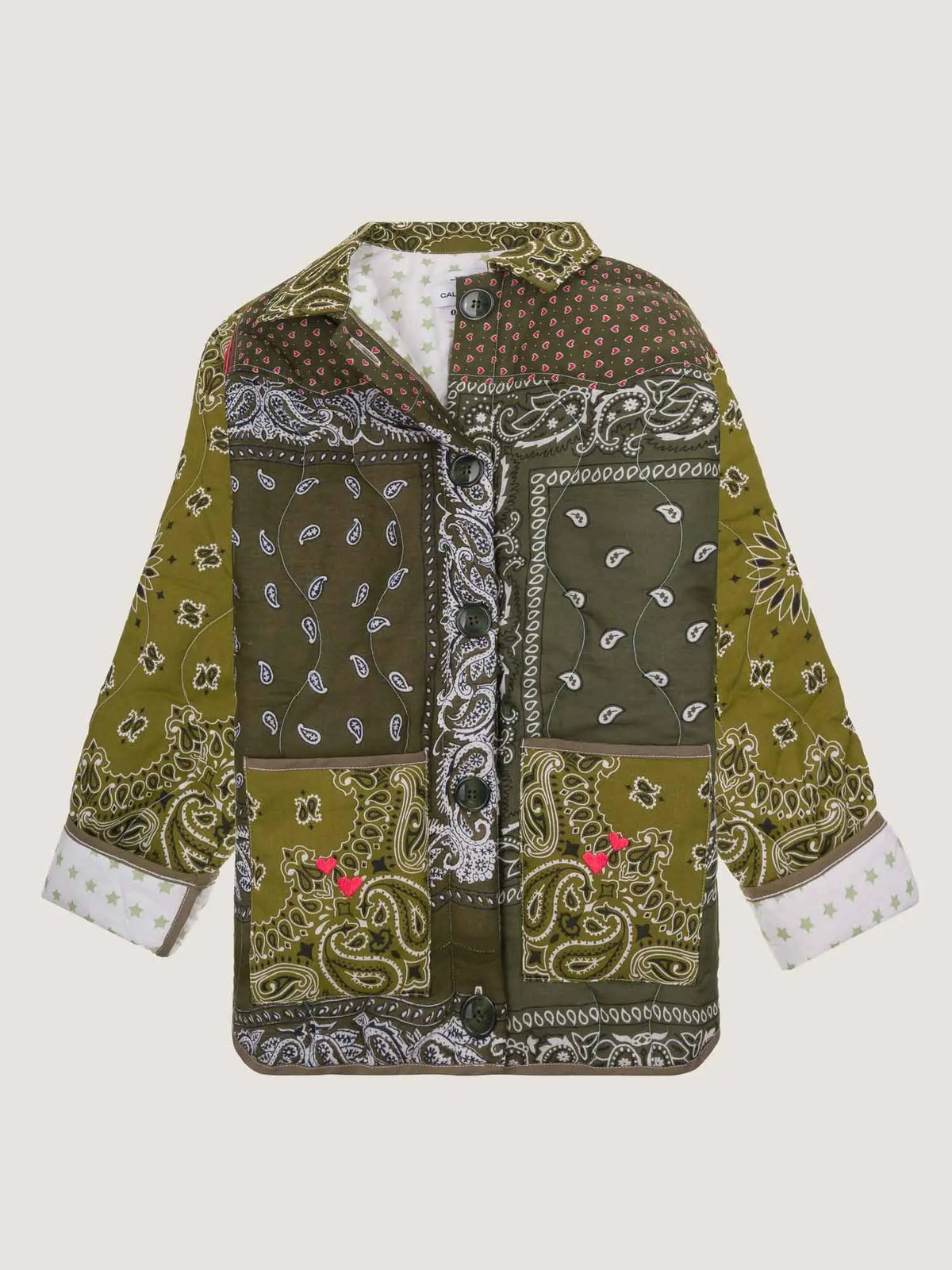 Veste Boutonnée - 800 - SHADES OF GREEN - S