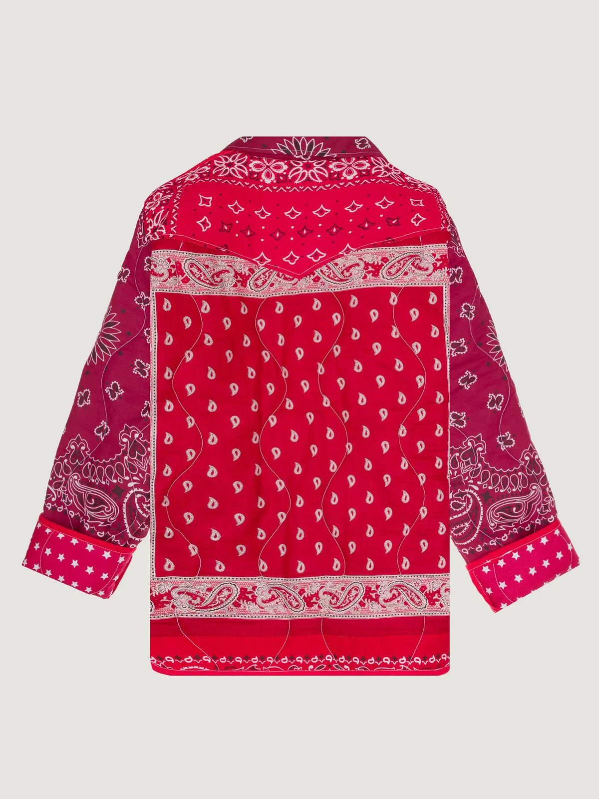 Buttoned Jacket - 801 - Shades of Red - S