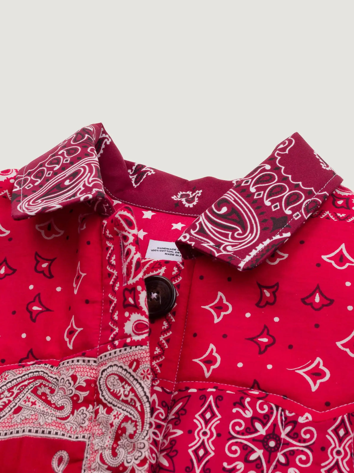 Buttoned Jacket - 801 - Shades of Red - S