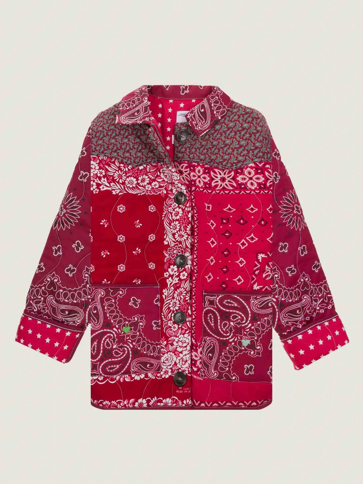 Veste Boutonnée - 802 - Shades of Red - S