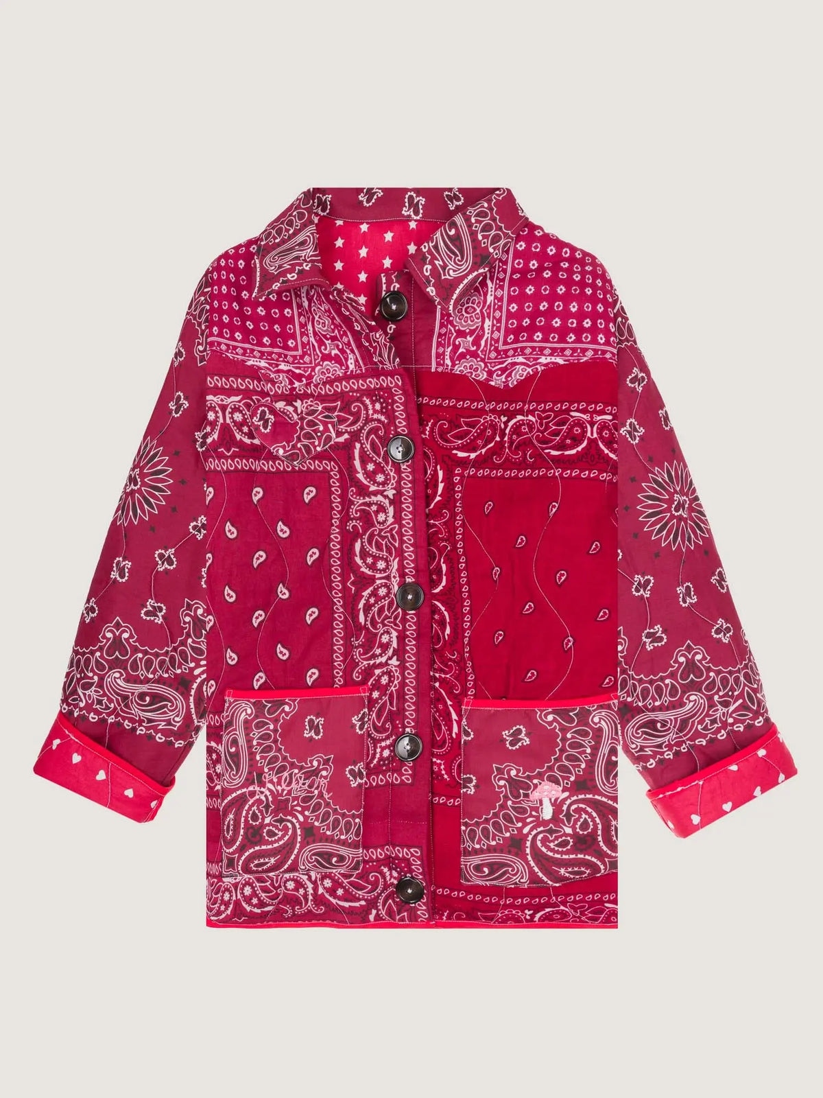 Veste Boutonnée - 805 - Shades of Red - M