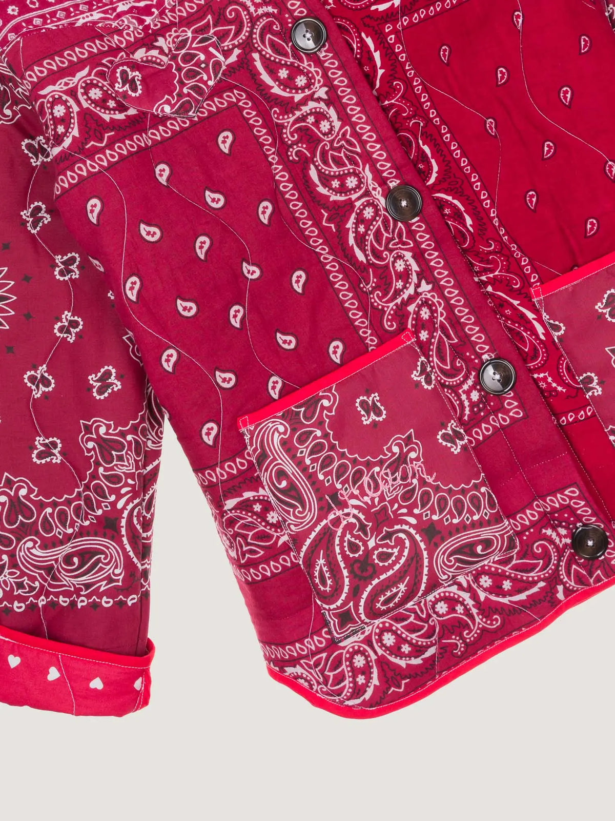 Veste Boutonnée - 805 - Shades of Red - M