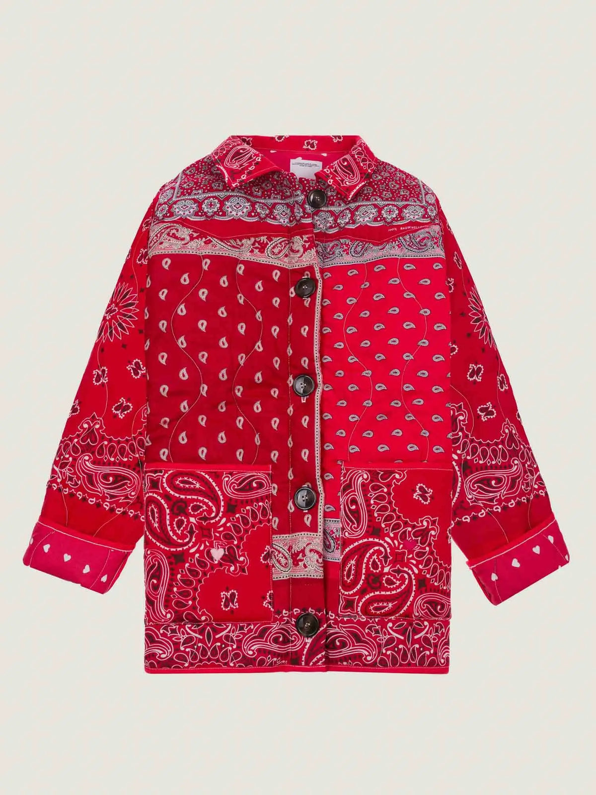 Veste Boutonnée - 806 - Shades of Red - M