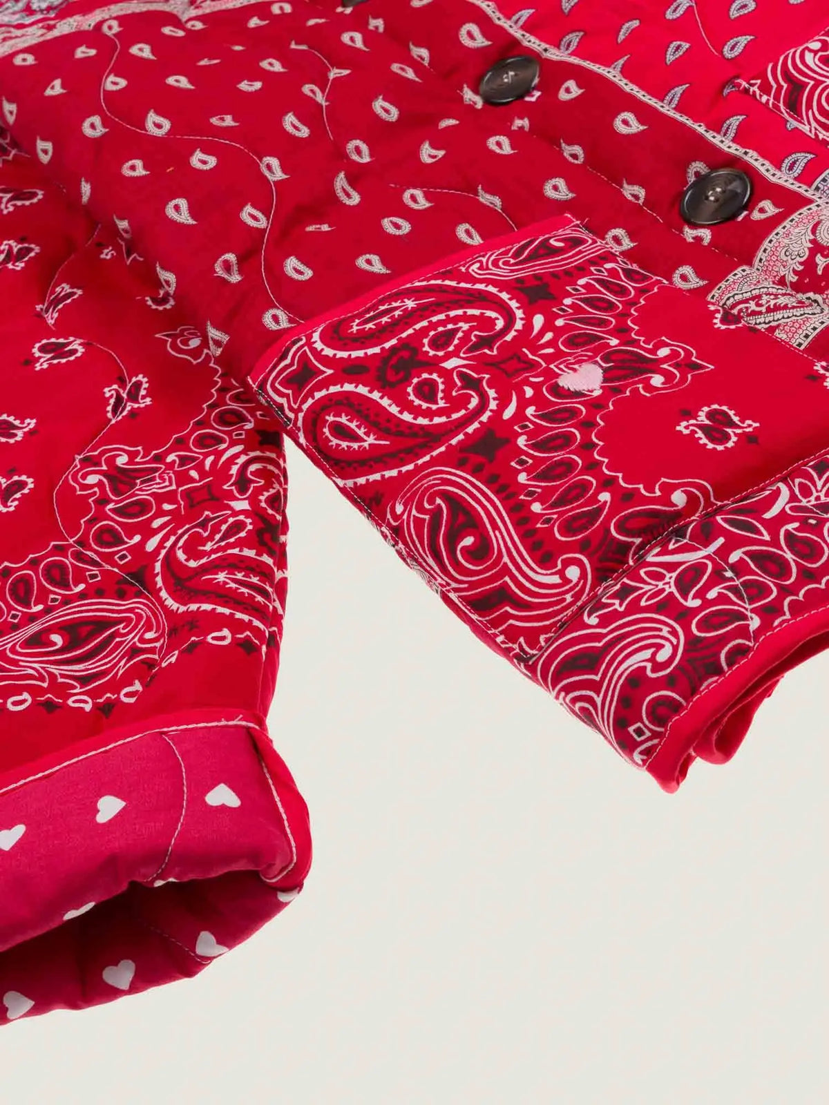 Veste Boutonnée - 806 - Shades of Red - M