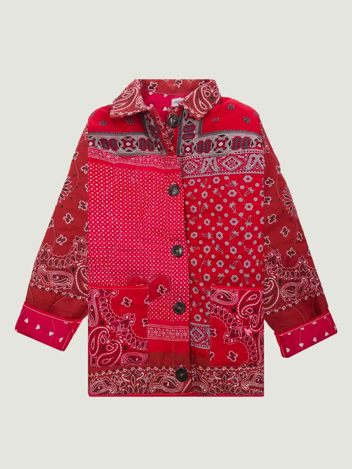 Veste Boutonnée - 807 - Shades of Red - L
