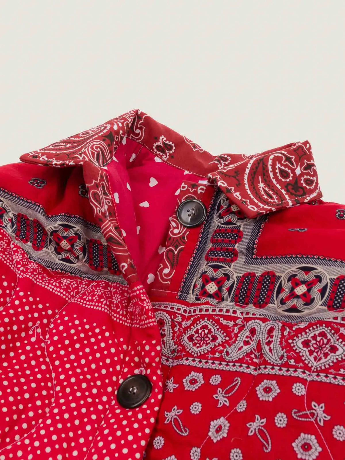 Veste Boutonnée - 807 - Shades of Red - L