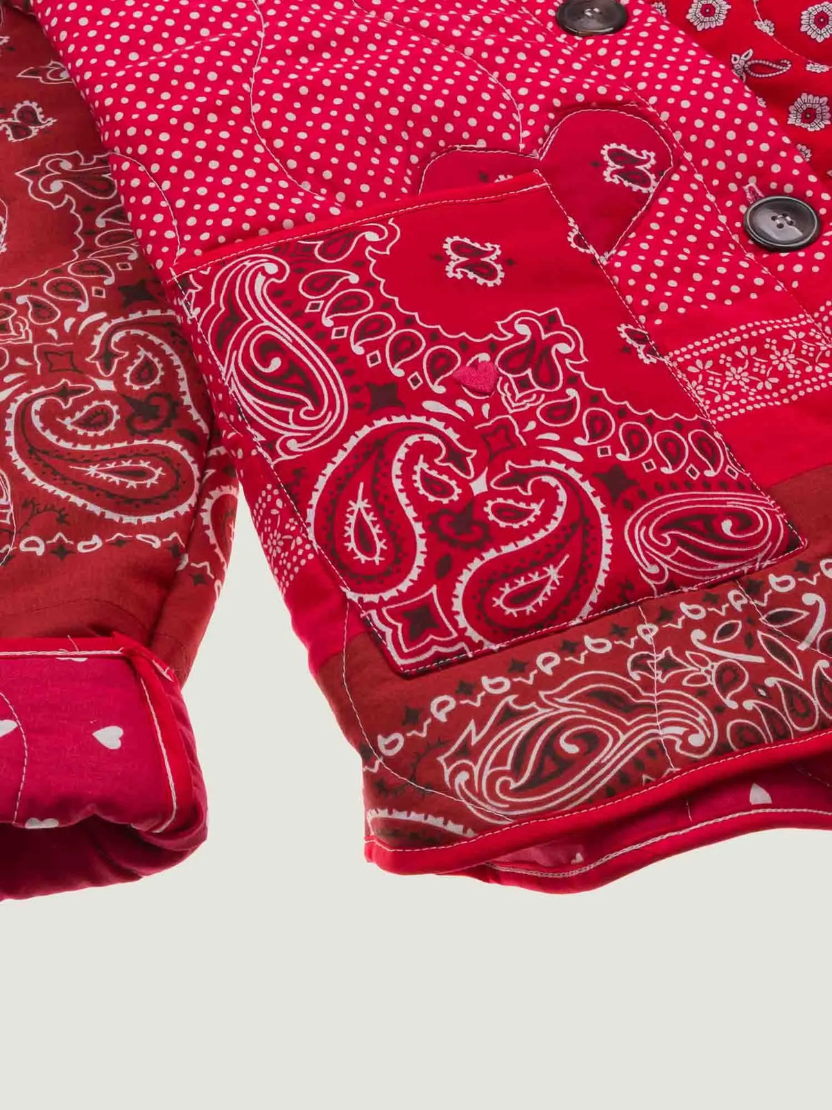 Veste Boutonnée - 807 - Shades of Red - L