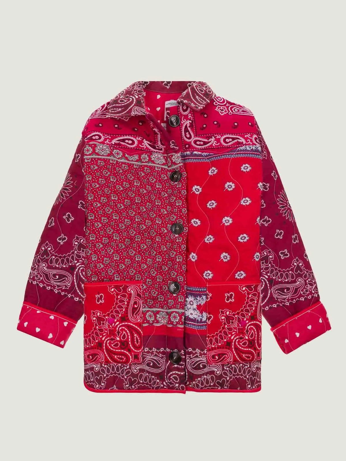 Veste Boutonnée - 810 - Shades of Red - L