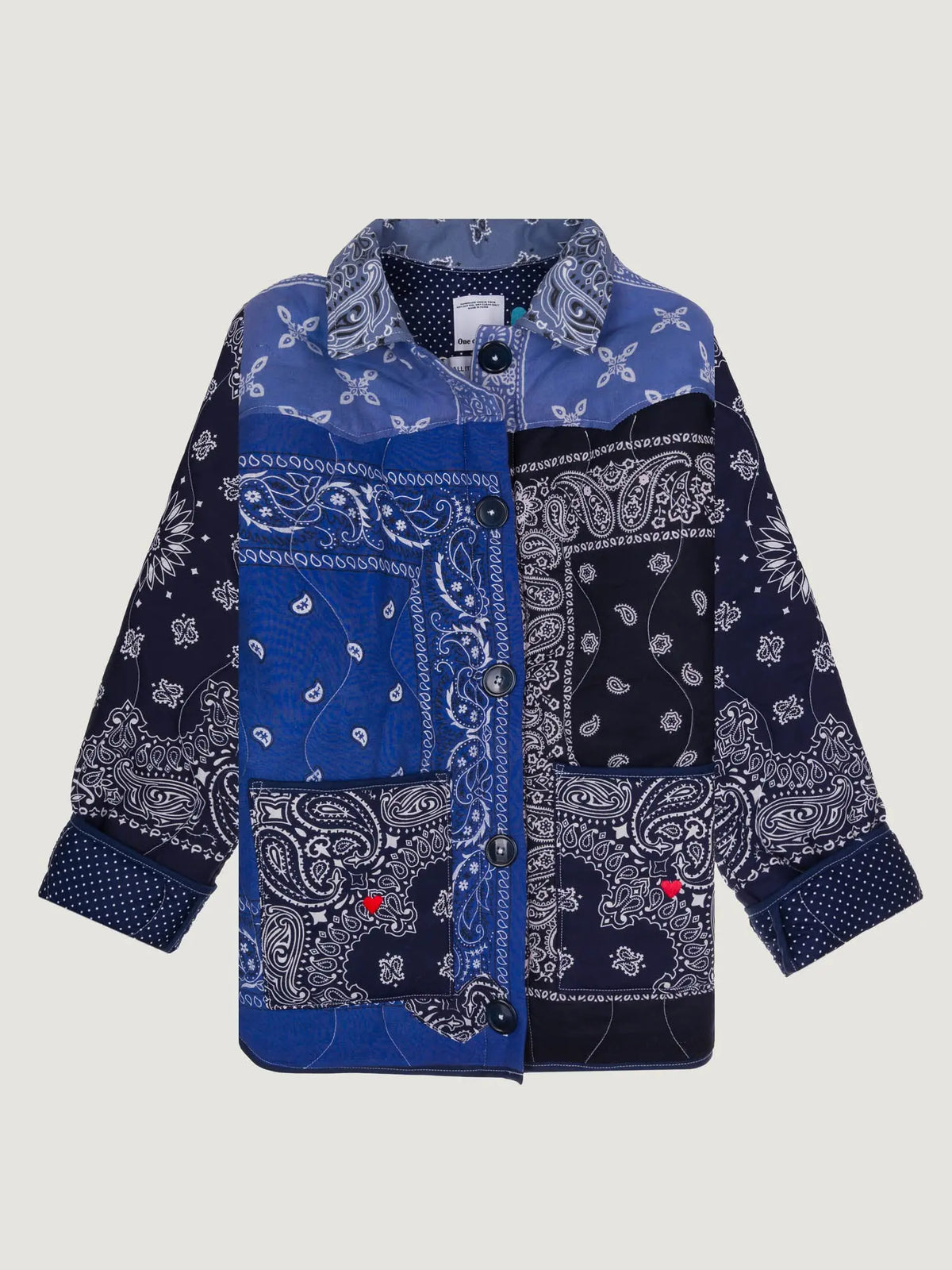 Veste Boutonnée - 811 - Shades of Blue - S