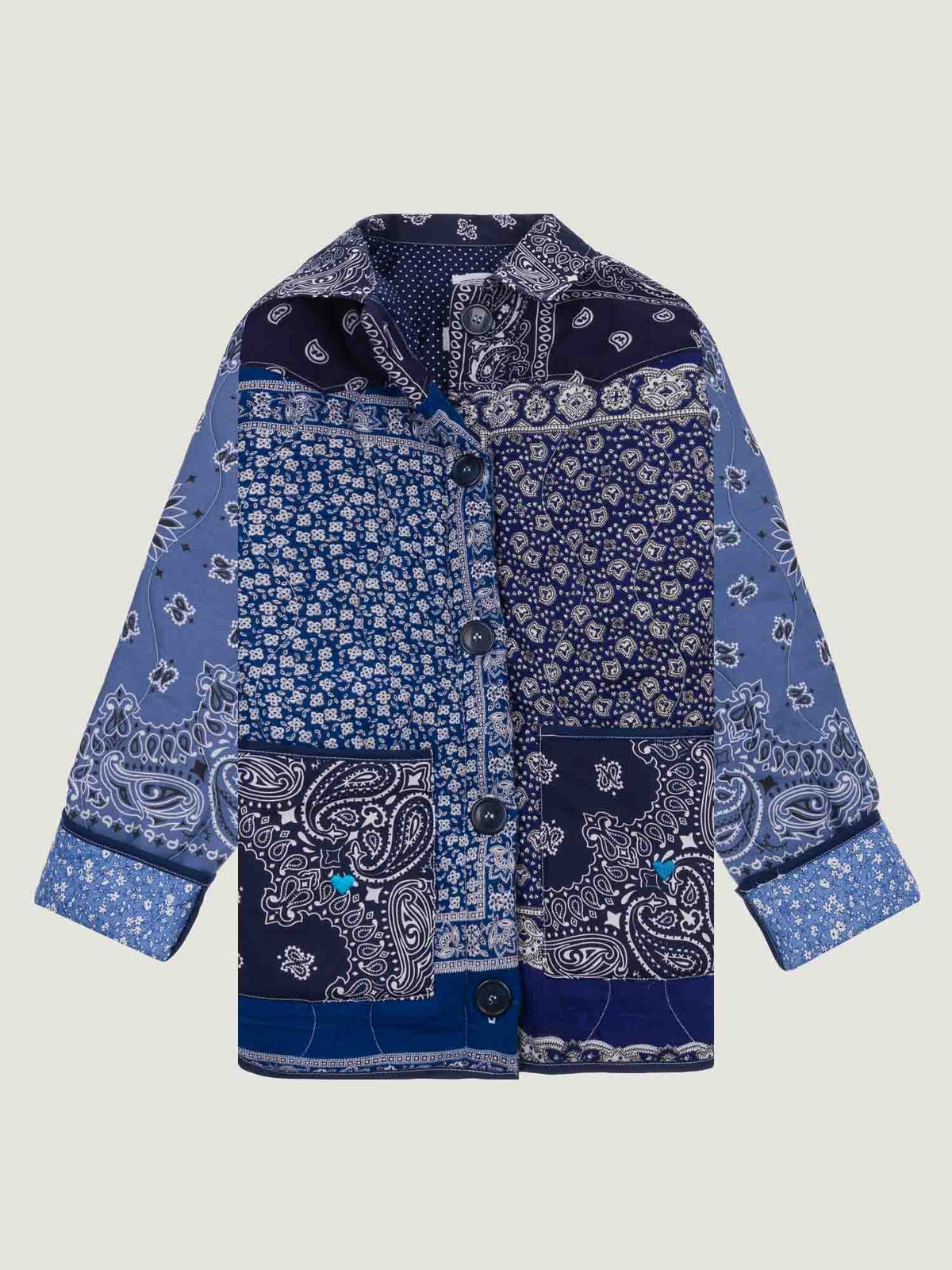 Veste Boutonnée - 815 - Shades of blue - S