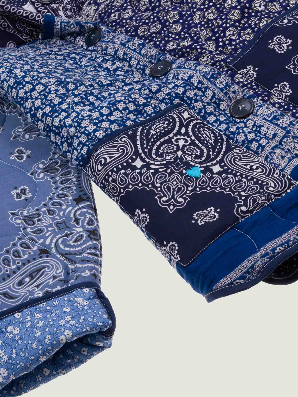 Veste Boutonnée - 815 - Shades of blue - S