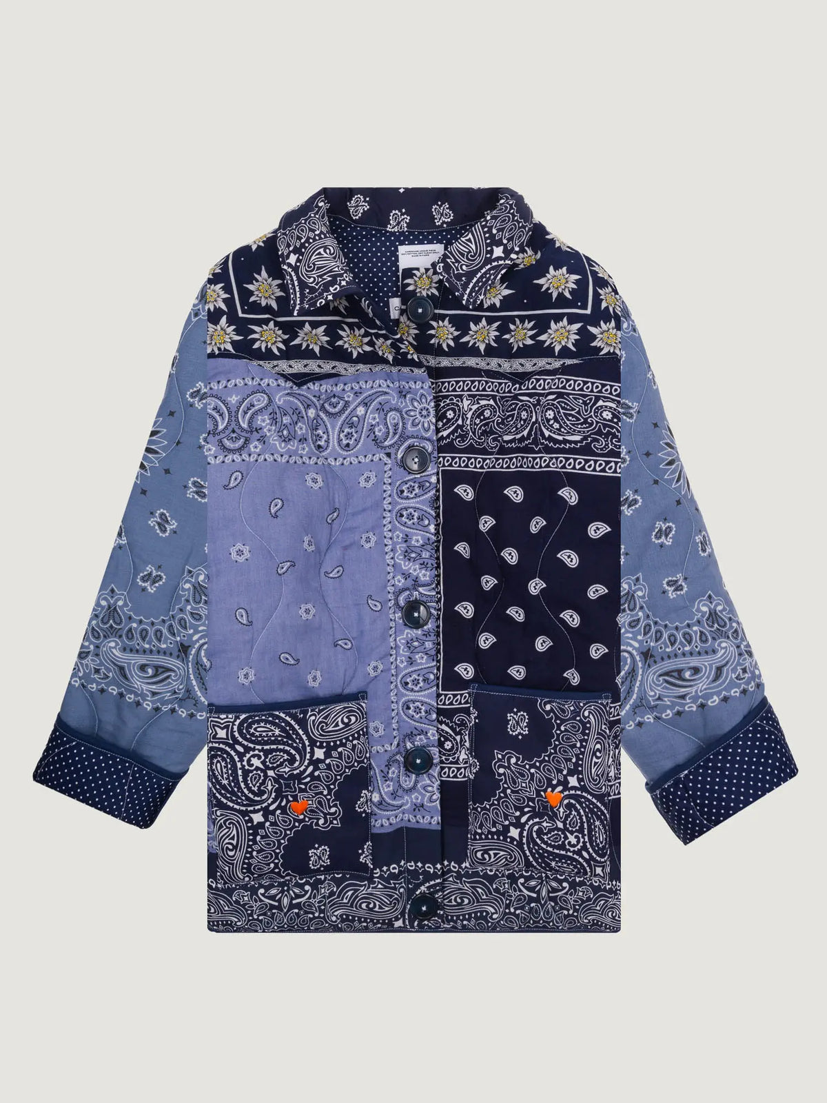Veste Boutonnée - 817 - Shades of Blue - M