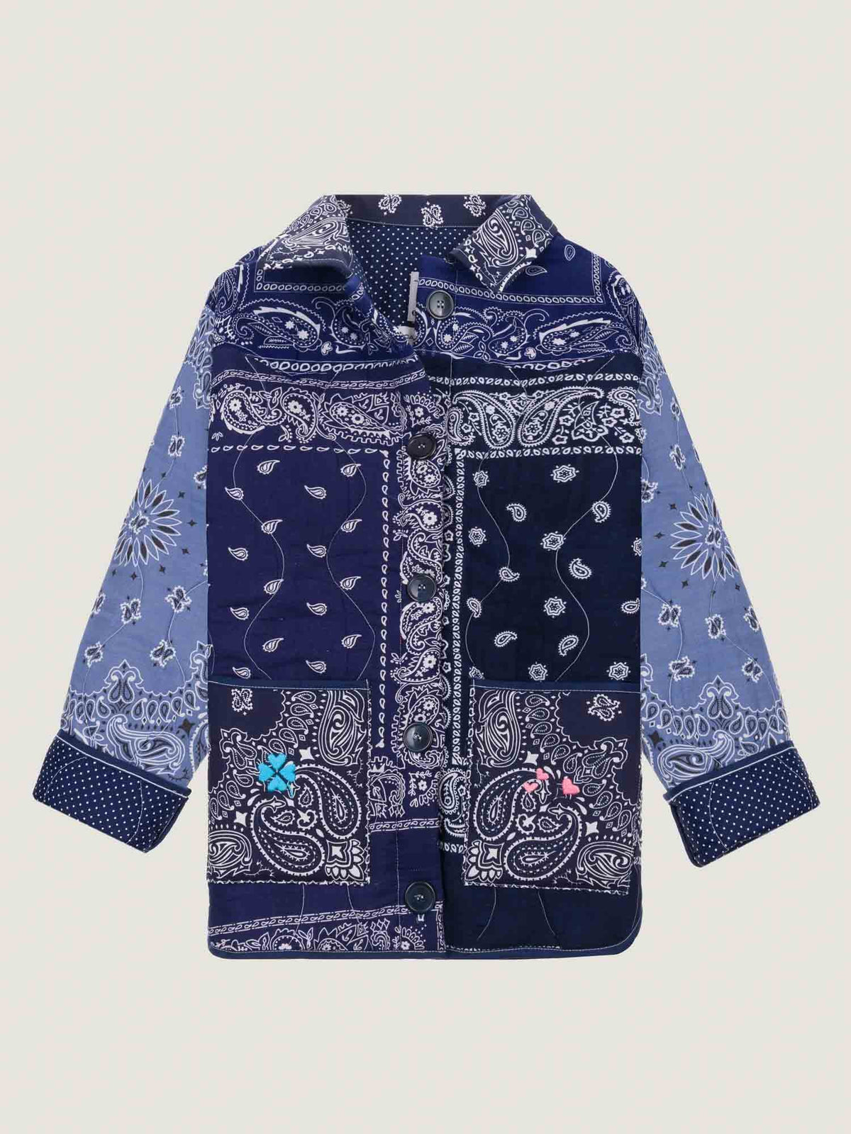 Veste Boutonnée - 822 - Shades of Blue - M