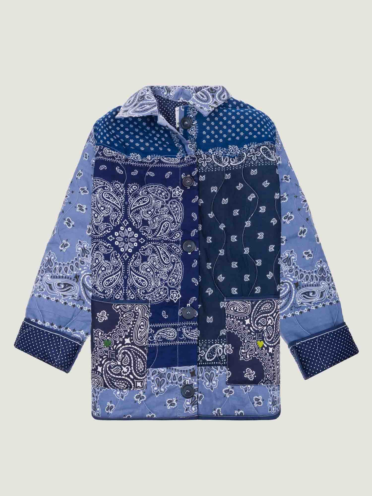 Veste boutonnée - 826 -  Shades of Blue - L