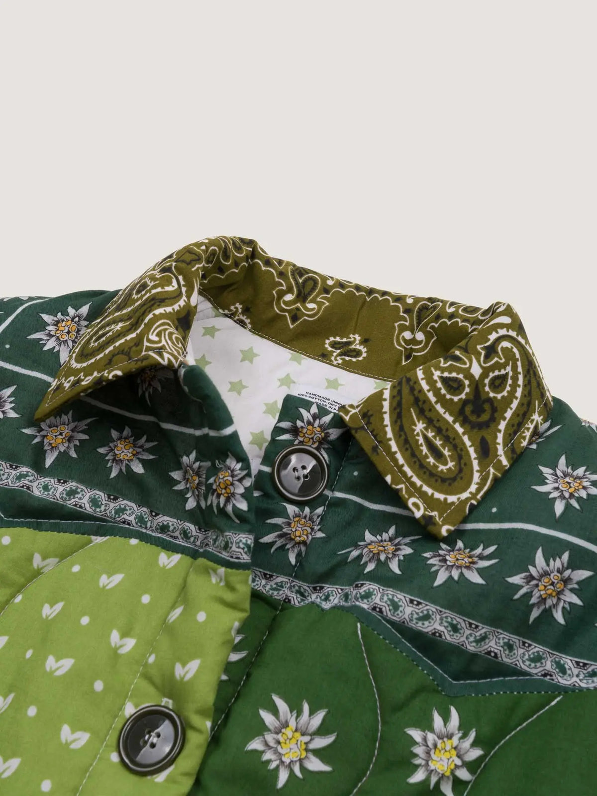 Veste Boutonnée - 827 - Shades of Green - M