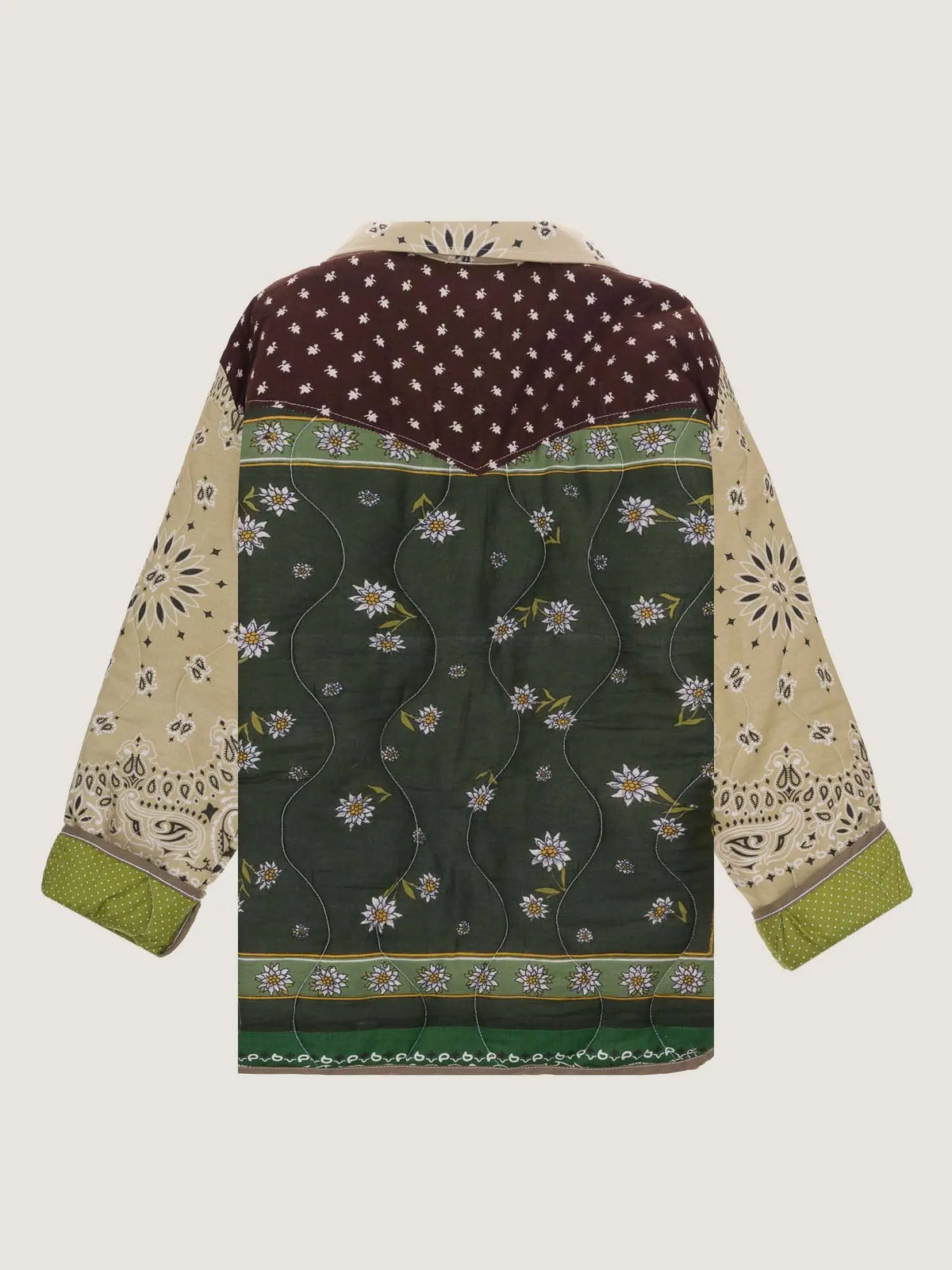 Veste Boutonnée - 828 - Shades of Green - M
