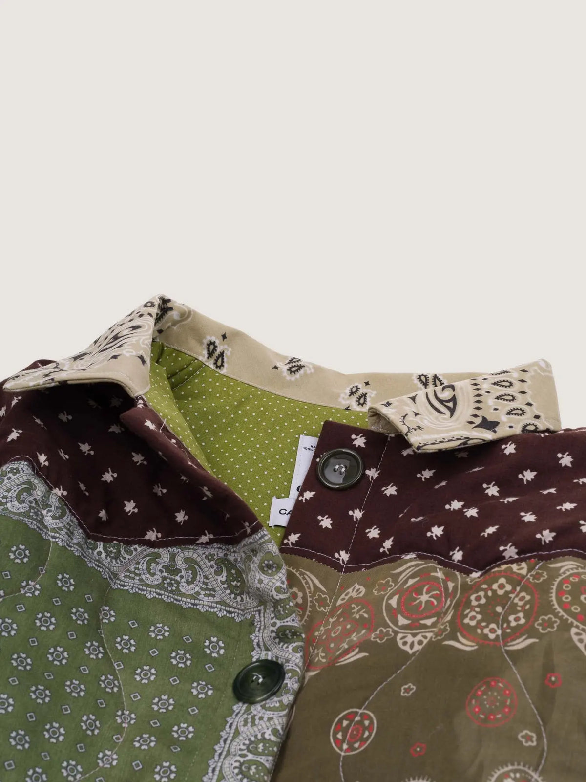 Veste Boutonnée - 828 - Shades of Green - M