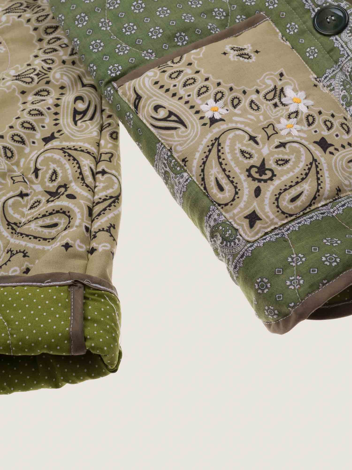Veste Boutonnée - 828 - Shades of Green - M