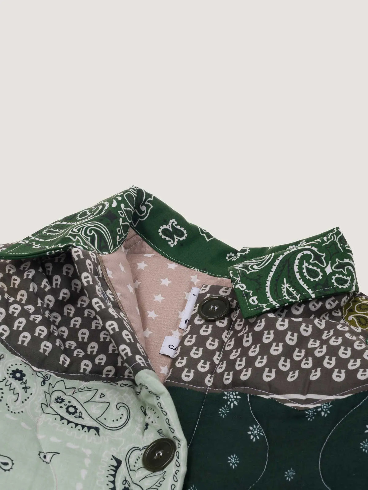 Veste Boutonnée - 830 - Shades of Green - L