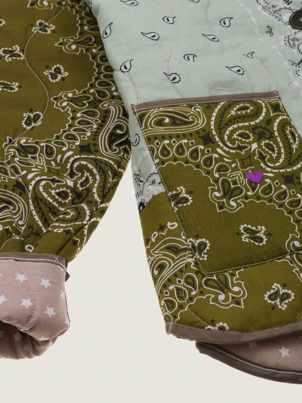 Veste Boutonnée - 830 - Shades of Green - L