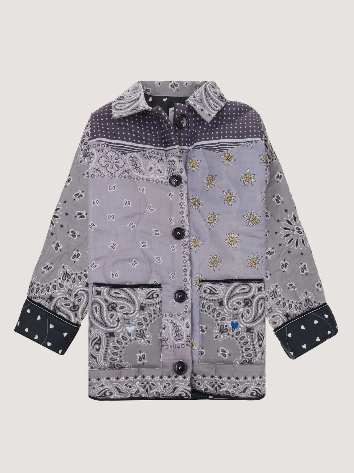 Buttoned jacket - 832 - Shades of Grey - M