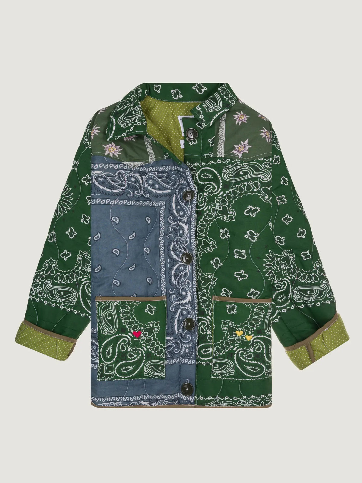 Veste Boutonnée - 843 - Shades of Green - M