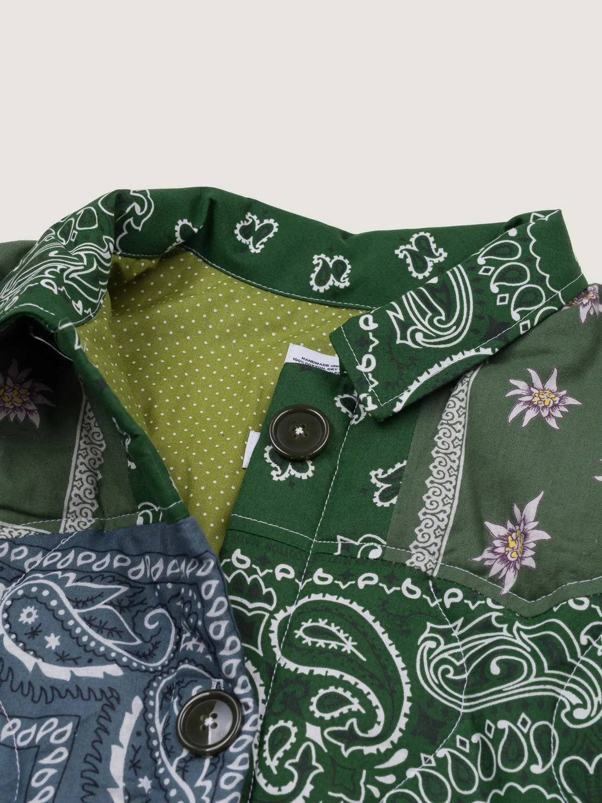 Veste Boutonnée - 843 - Shades of Green - M