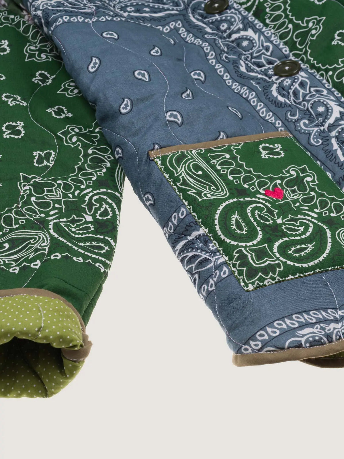 Veste Boutonnée - 843 - Shades of Green - M