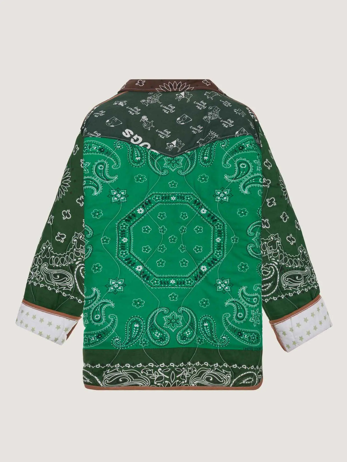 Buttoned Jacket - 845 - Shades of Green - M