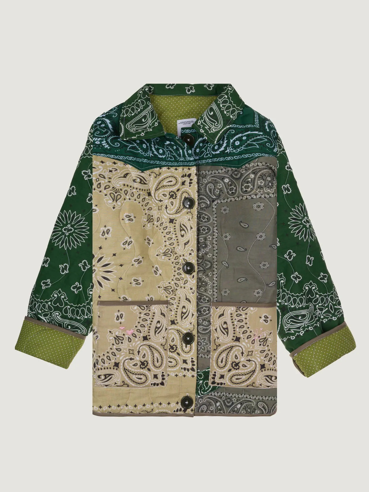Veste Boutonnée - 849 - Shades of Green - M