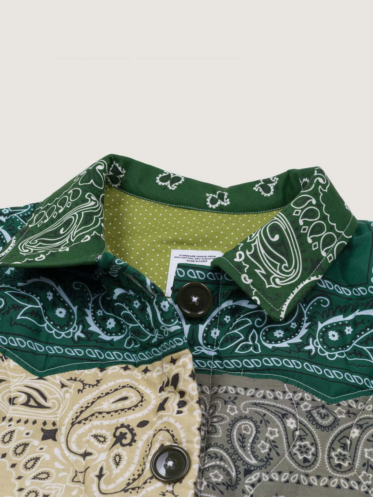 Veste Boutonnée - 849 - Shades of Green - M