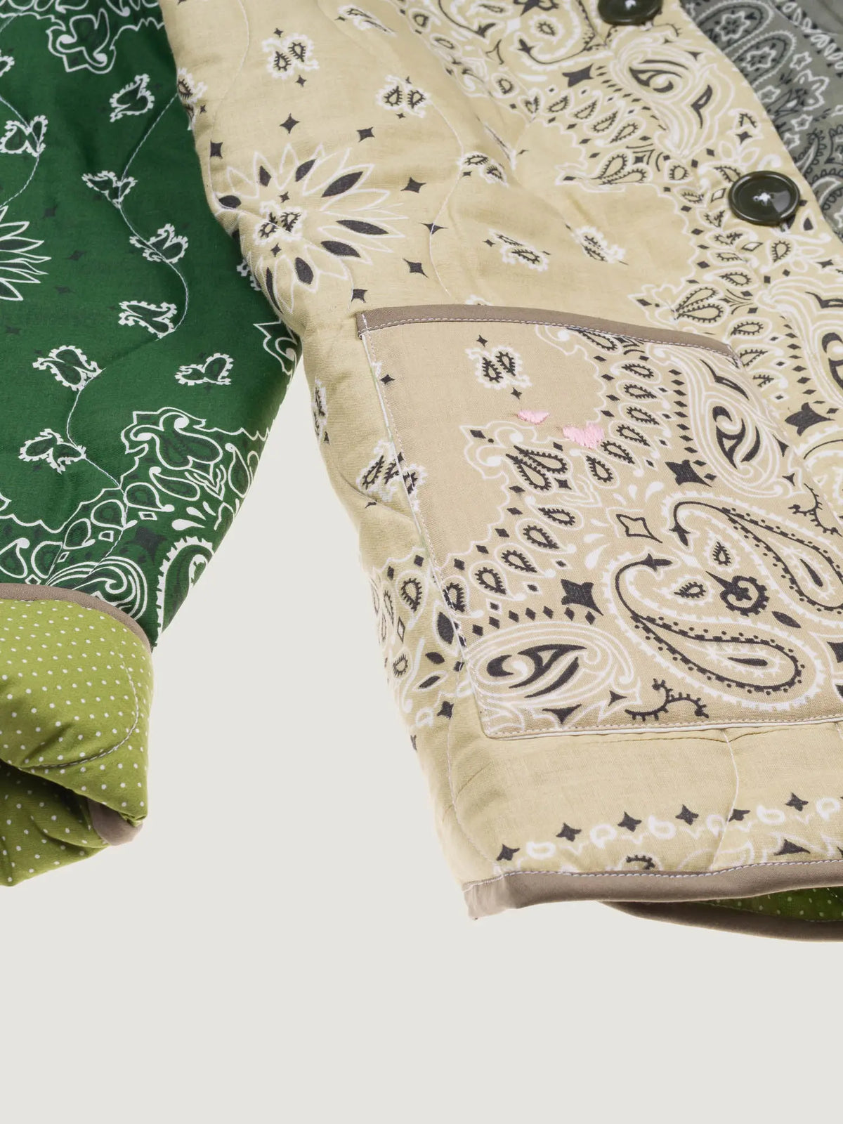 Veste Boutonnée - 849 - Shades of Green - M