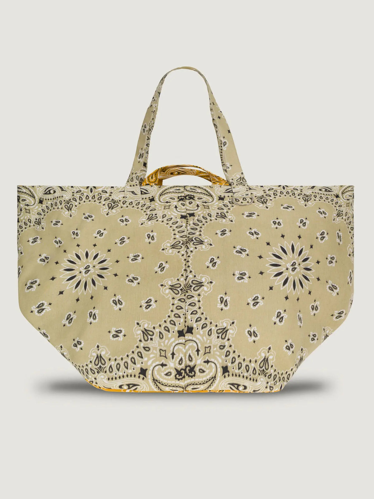 Weekend Bag - Beige / Mustard