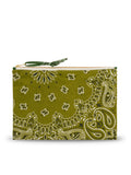 Zipped pouch - CLOVER - Bronze / Weekend Green