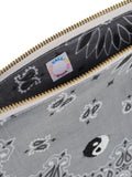 Pochette Zippée - YIN & YANG - Pale Grey / Dark Grey