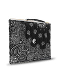 Pochette Zippée Matelassée - YIN & YANG - All Black