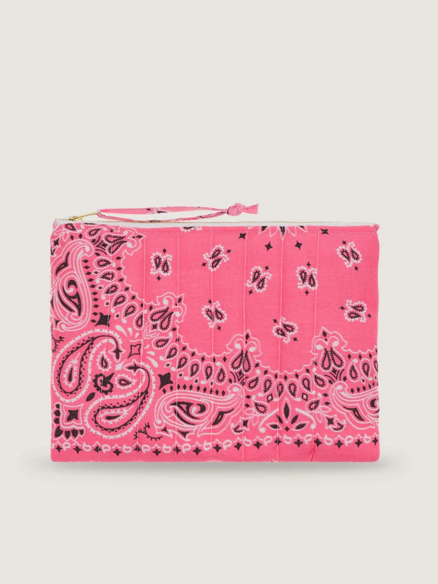 Personalized pouch in 100% cotton fabric - Small embroidery