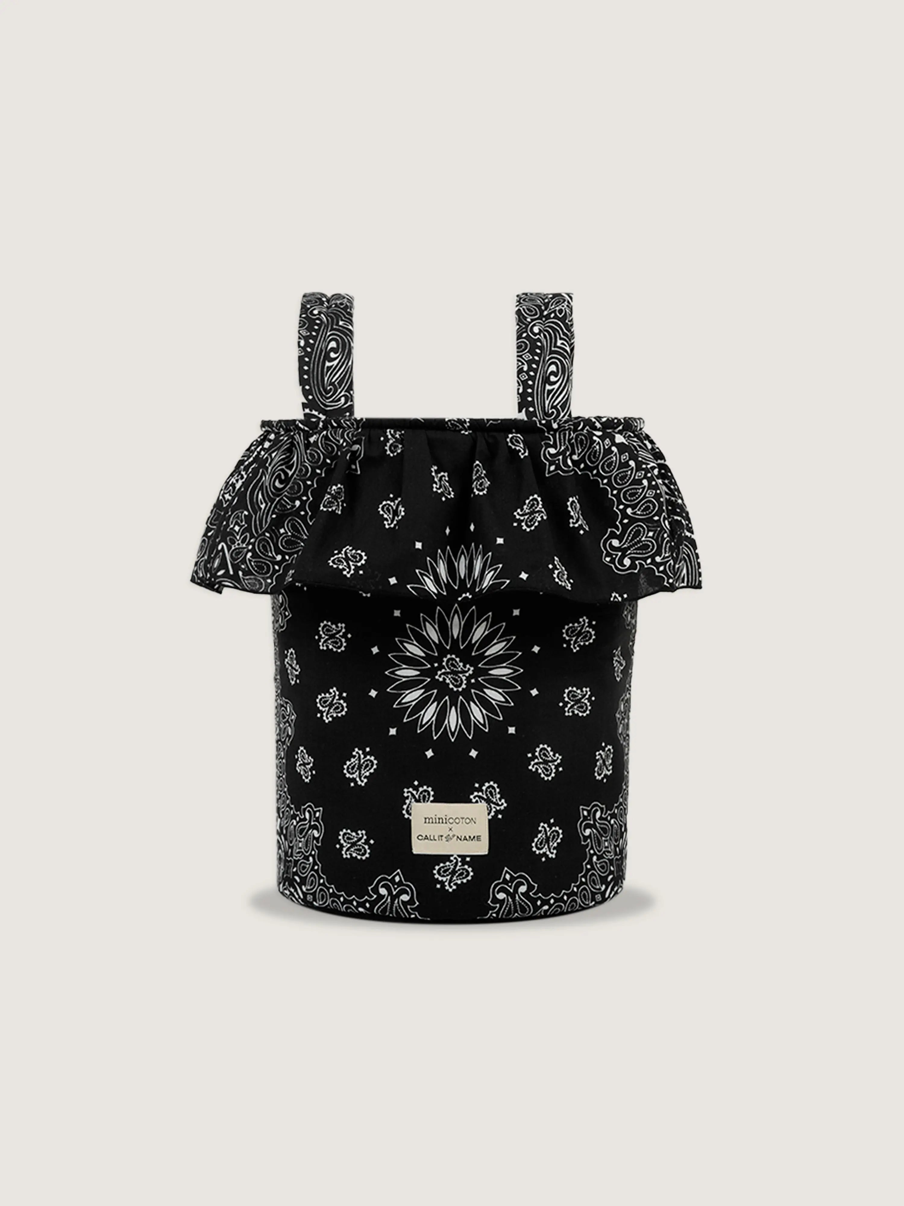 Sac basket - Minicoton - All Black
