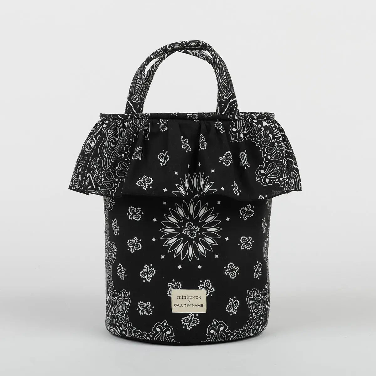 Sac basket - Minicoton - All Black
