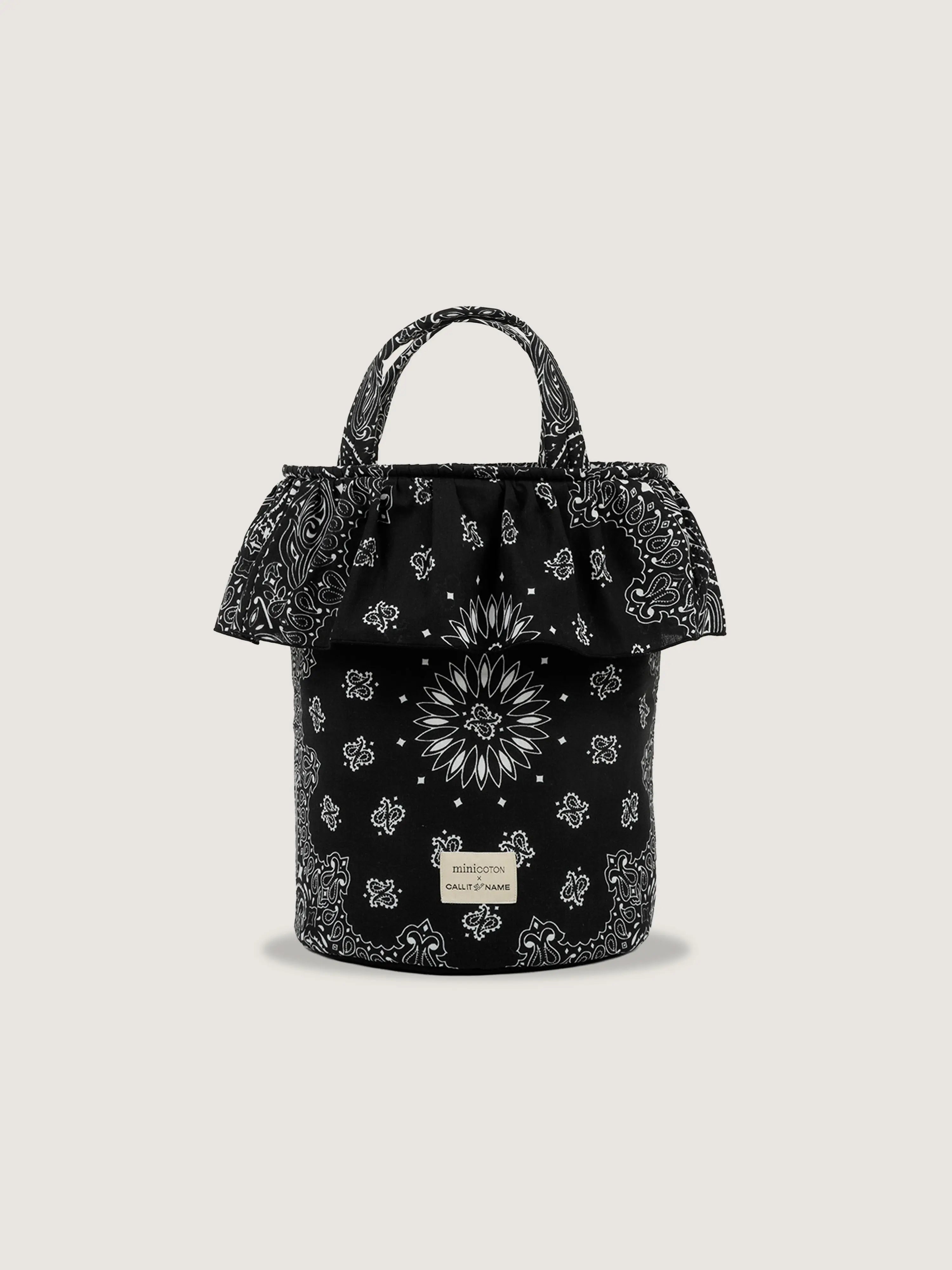 Basket bag - Minicoton - All Black