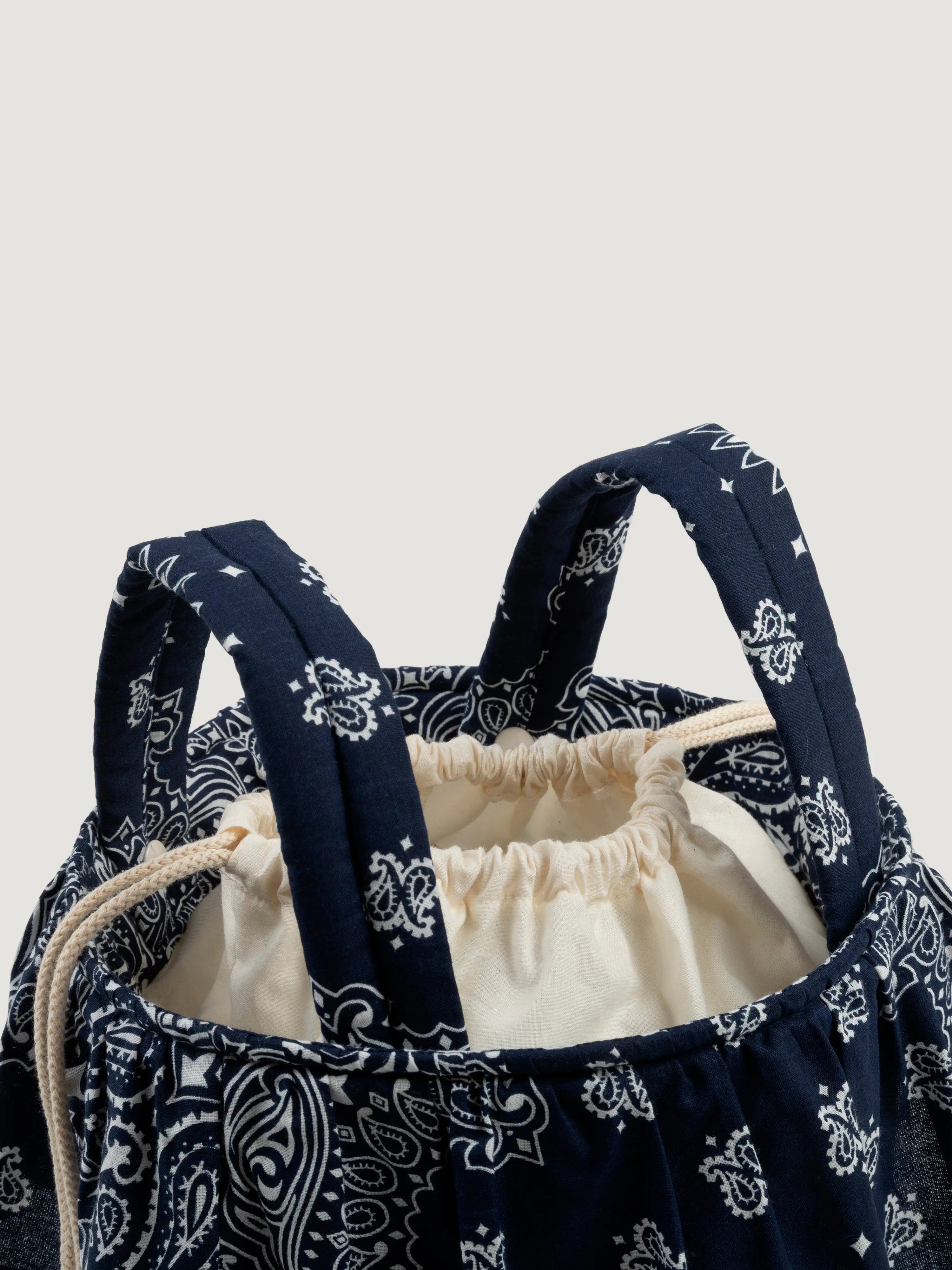 Basket bag - Minicoton - Chambray / Navy