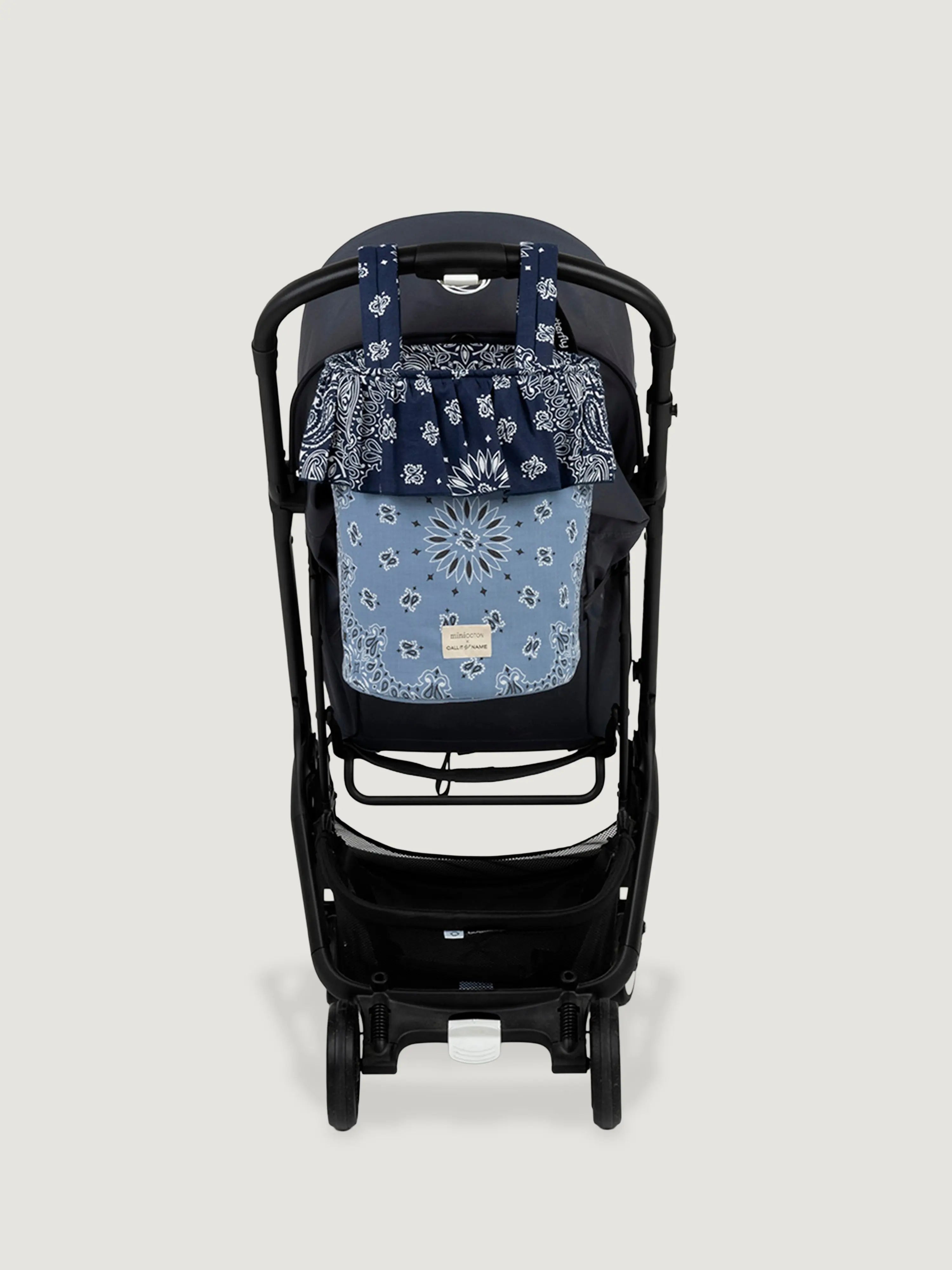 Basket bag - Minicoton - Chambray / Navy 