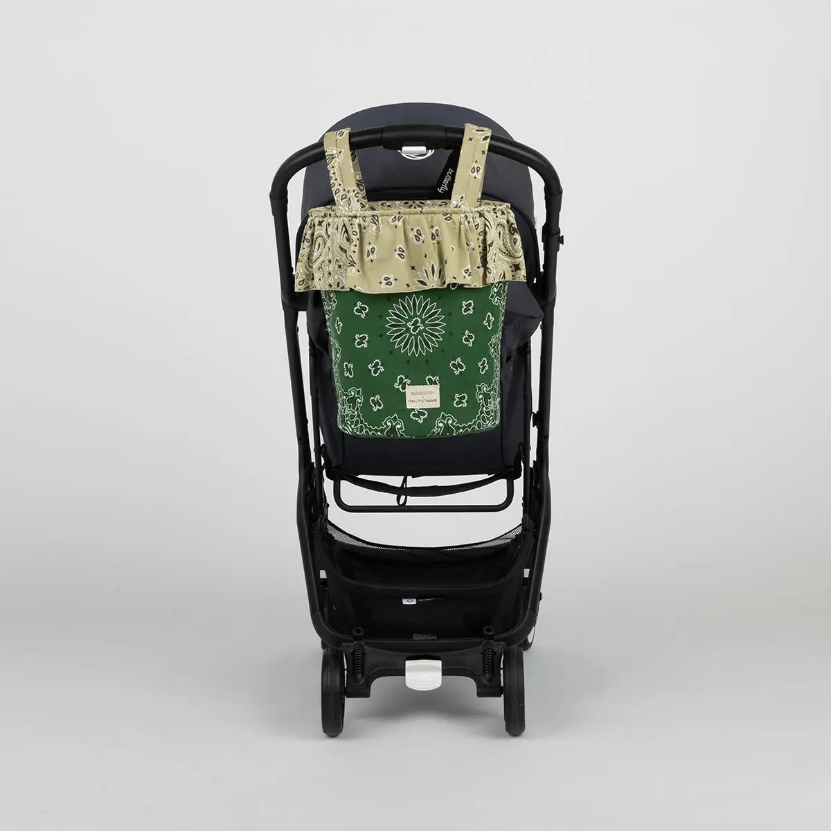 Sac basket - Minicoton - Vert Weekend / Beige